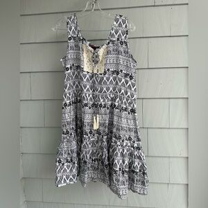 Flirty‎ ROCK & ROLL COWGIRL Print Dress - LG